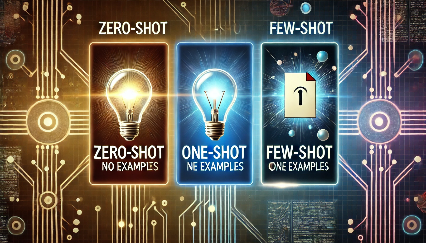 zero-shot, one-shot y few-shot